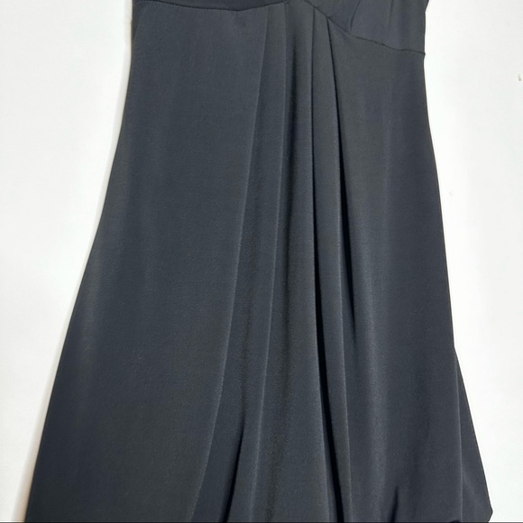 Eliza J Missy Dress Sz S 4 Black Scoop Back Polyester Rn 114244 36” long - Picture 9 of 13